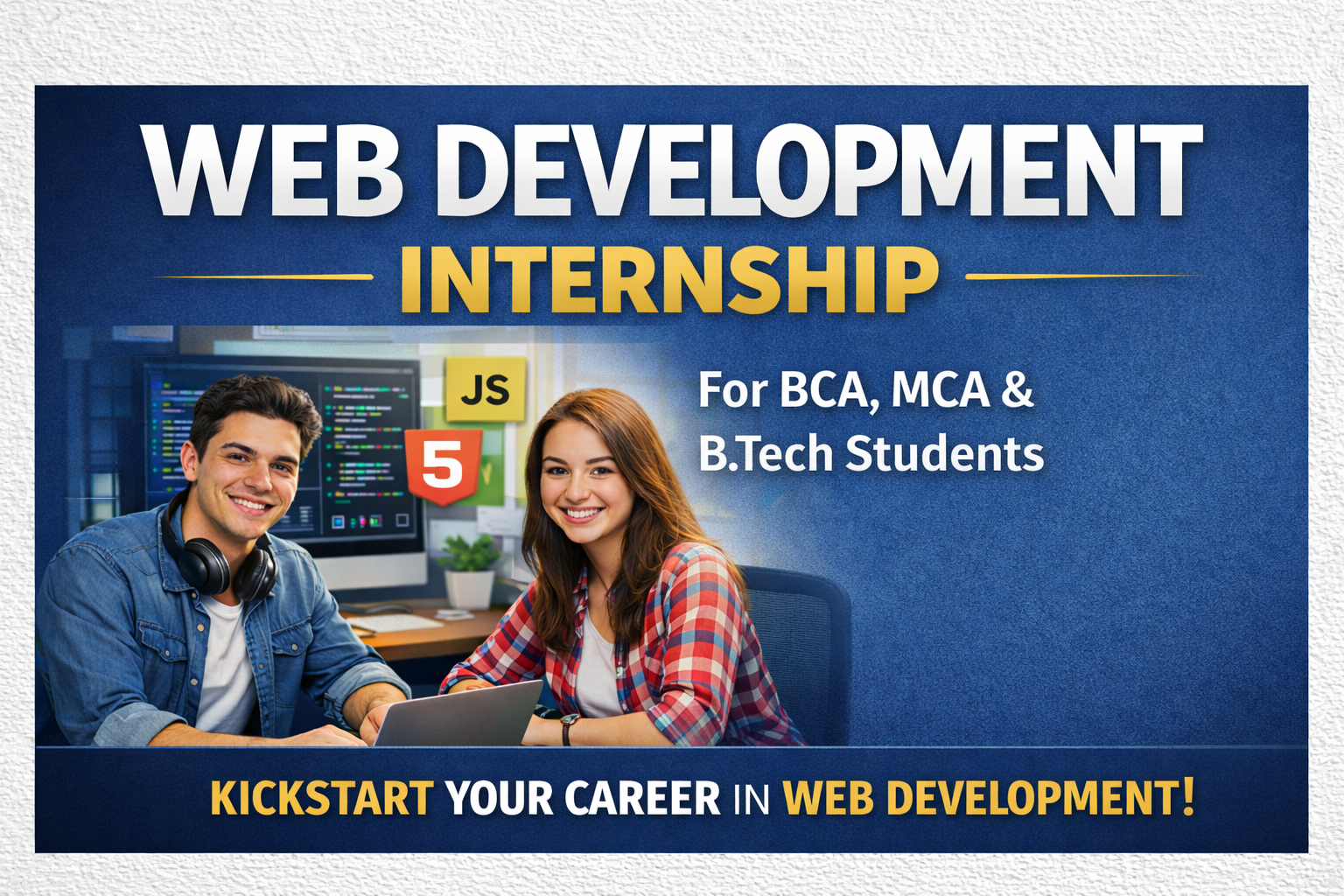 Web Development Internship in Darbhanga – WebLap Technology Hiring BCA, MCA & B.Tech Students